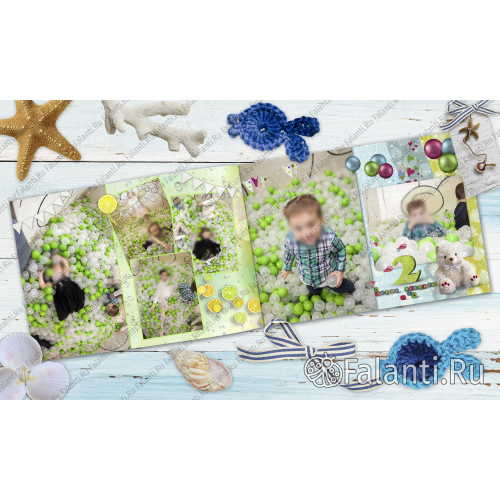 Фотокнига №3 - детский фотоальбом на 2 года