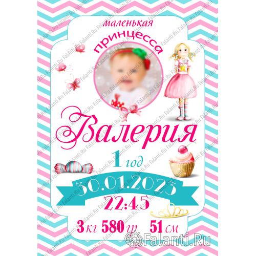 Метрика ребенка Плакат №20